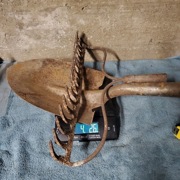 Shovel & Metal Rake Rustic Farmhouse Base Decor 2 Piece Set Cottagecore - Picture 7 of 7